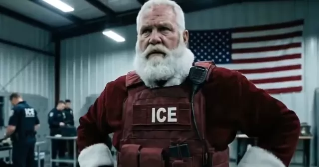 Watch: ICE Releases AI Video of Santa Rounding Up Illegal Aliens, Urges Self-Deportation to Avoid the 'Naughty List'