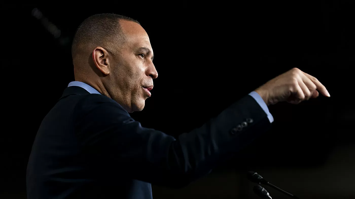 Jeffries calls for 'full and complete investigation' into redacted Epstein documents
