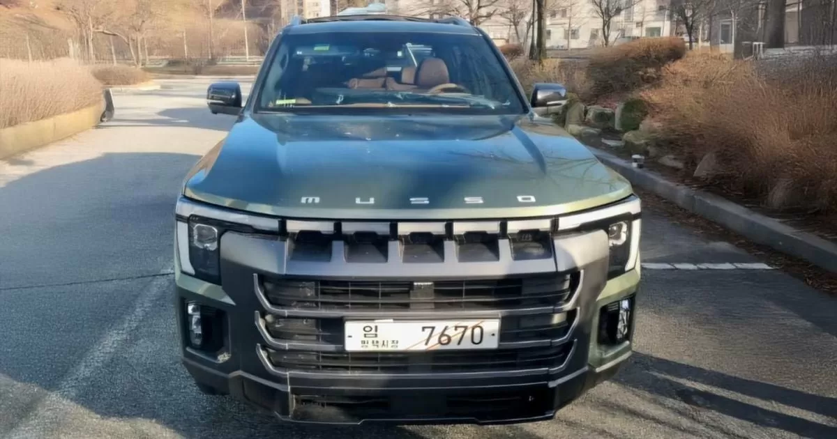 2026 KGM Musso ute images leaked