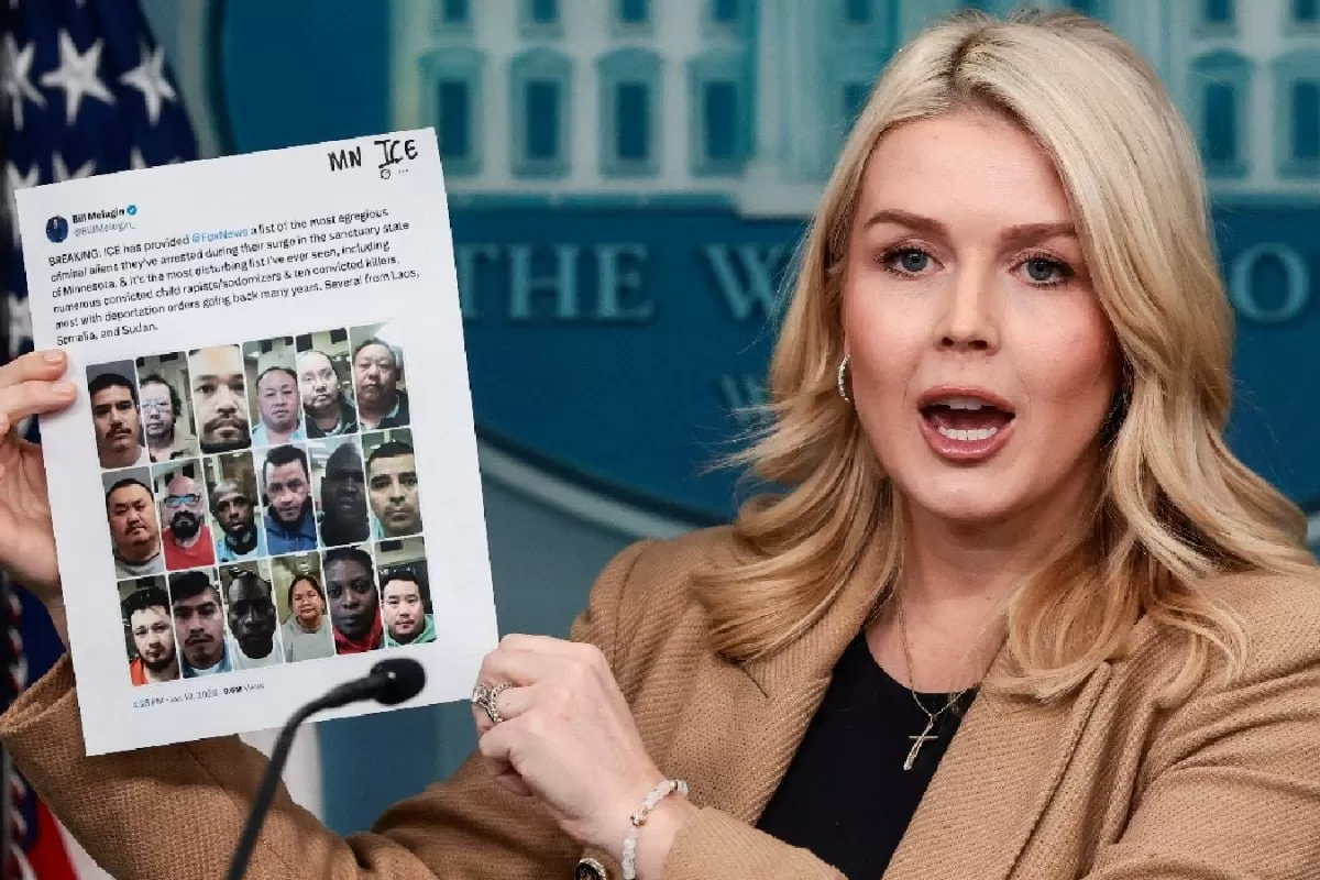 ‘Left-Wing Hack’: White House Press Secy Karoline Leavitt Tears Into Reporter Over ICE Shooting