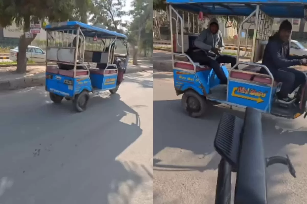 Gurugram Woman Biker Stops E-Rickshaw, Slaps Man For Making Obscene Gestures—‘Sorry, Galti Se Ho Gaya’ | Video