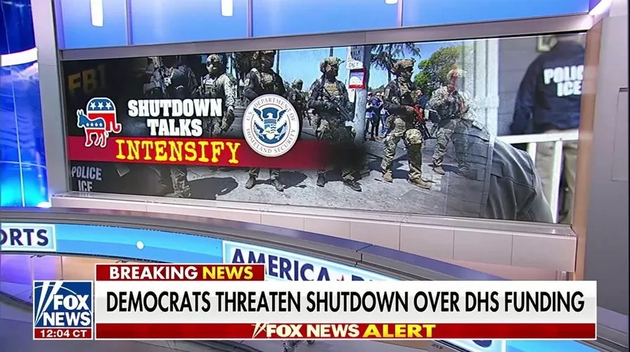 Looming government shutdown threatens service members, FEMA, TSA amid ICE