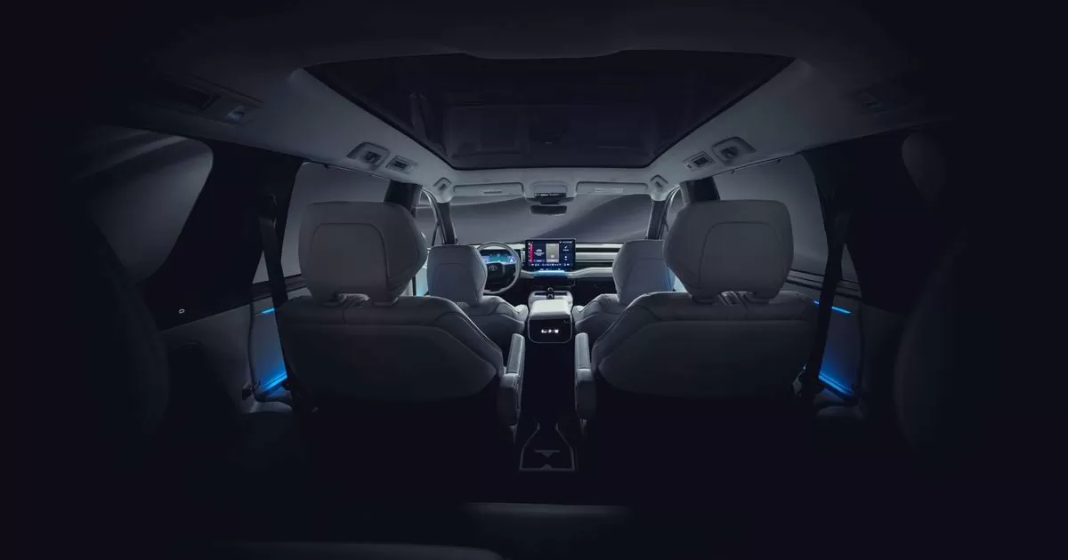 Toyota teases interior of seven-seat electric SUV