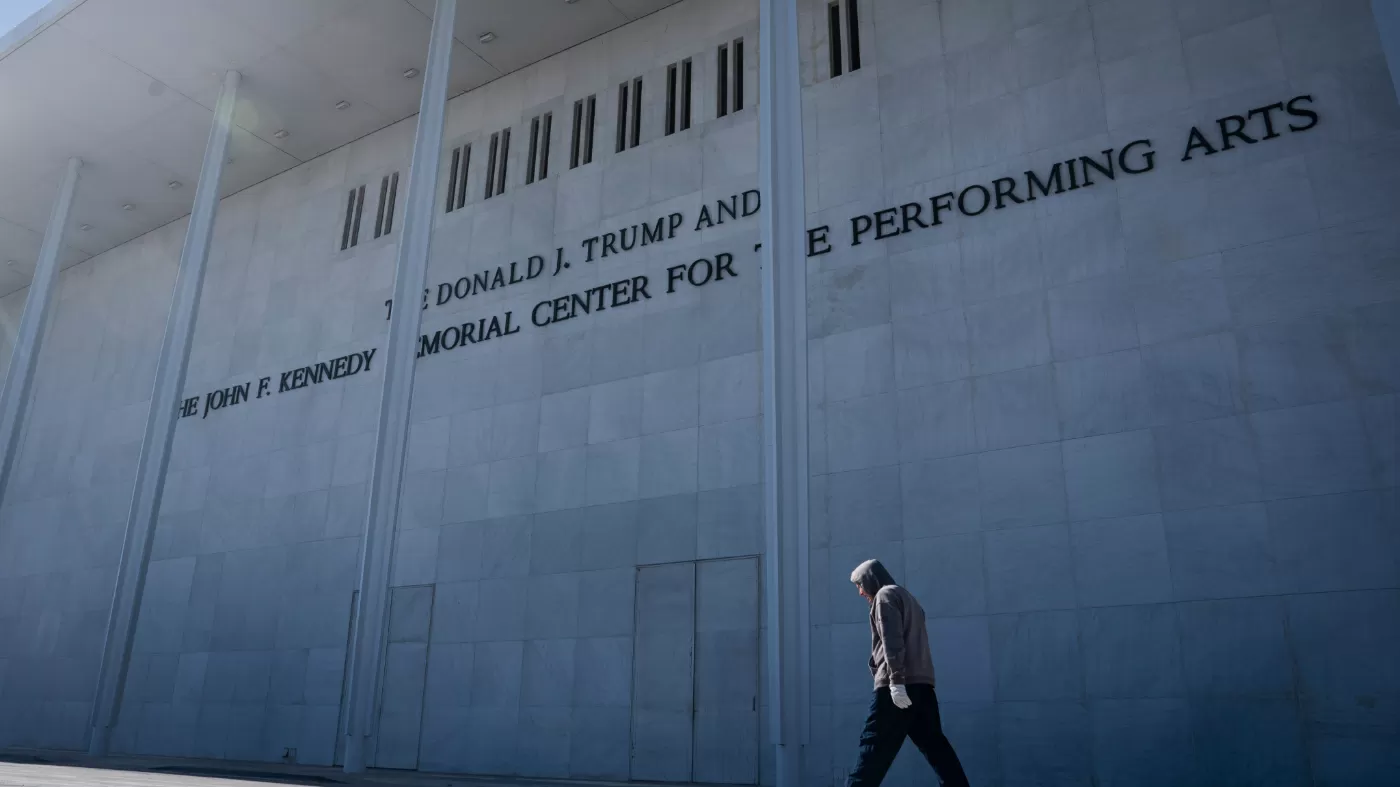 Judge asked to take Trump name off Kennedy Center