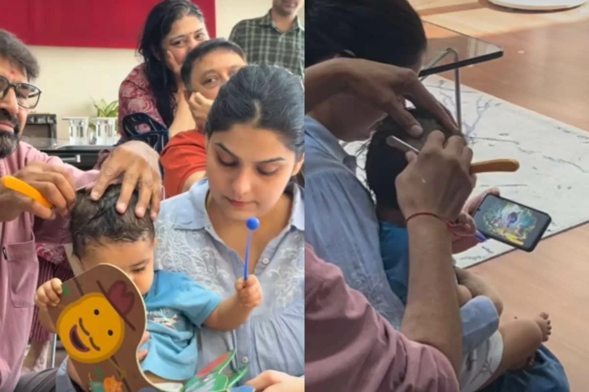 Toddler Outsmarts Barber In Hilarious Mundan Ceremony Showdown, Video Amasses 30 Million Views
