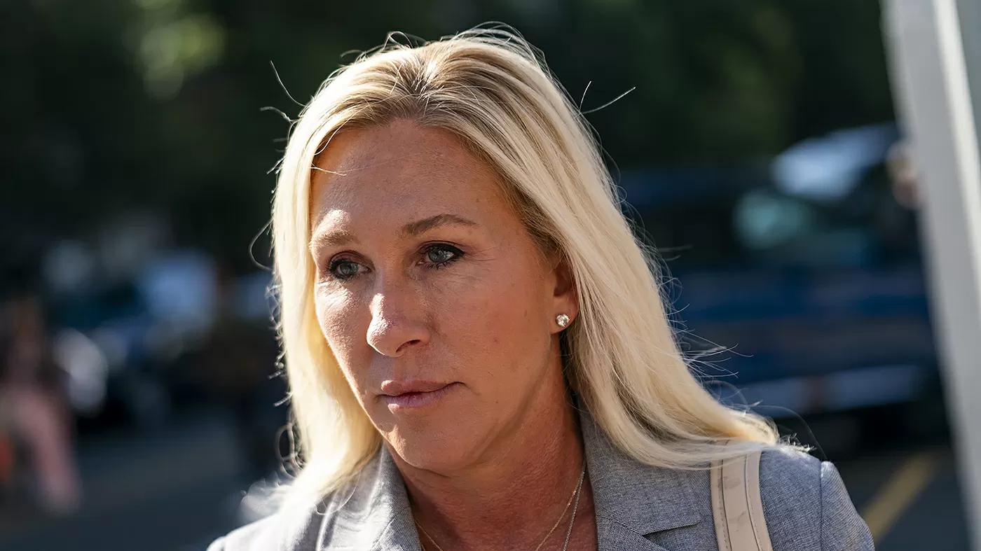 Greene rips Leavitt's Iran remarks: 'Doesn't rule out a draft'