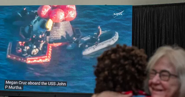NASA's Artemis II Crew Extracted from Capsule After Return to Earth