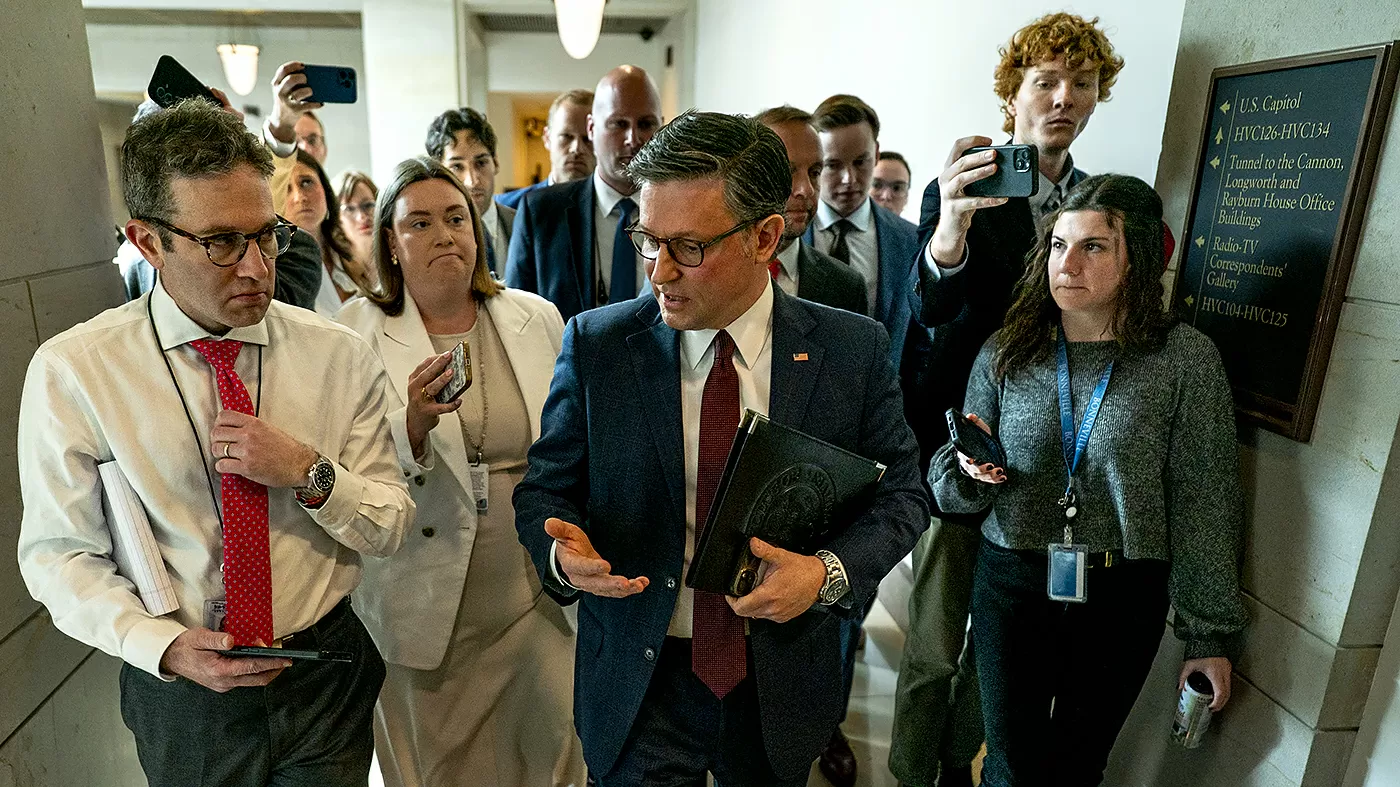 Johnson faces rocky weeks of lassoing frustrated House Republicans for major bills
