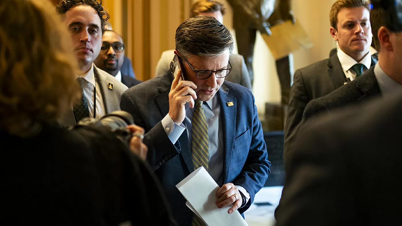 Johnson faces political gauntlet as legislative fights collide